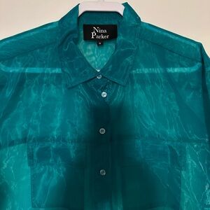 Nina Parker Teal Women’s Shirt